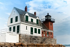 Rockland Breakwater Lighthouse in Maine